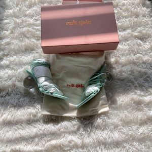 Cult Gaia Mint Sandals